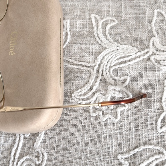 Chloe Authentic NWOT CE169S Sunglasses with Multicolor Accents,Tan Case & COA - Picture 9 of 11